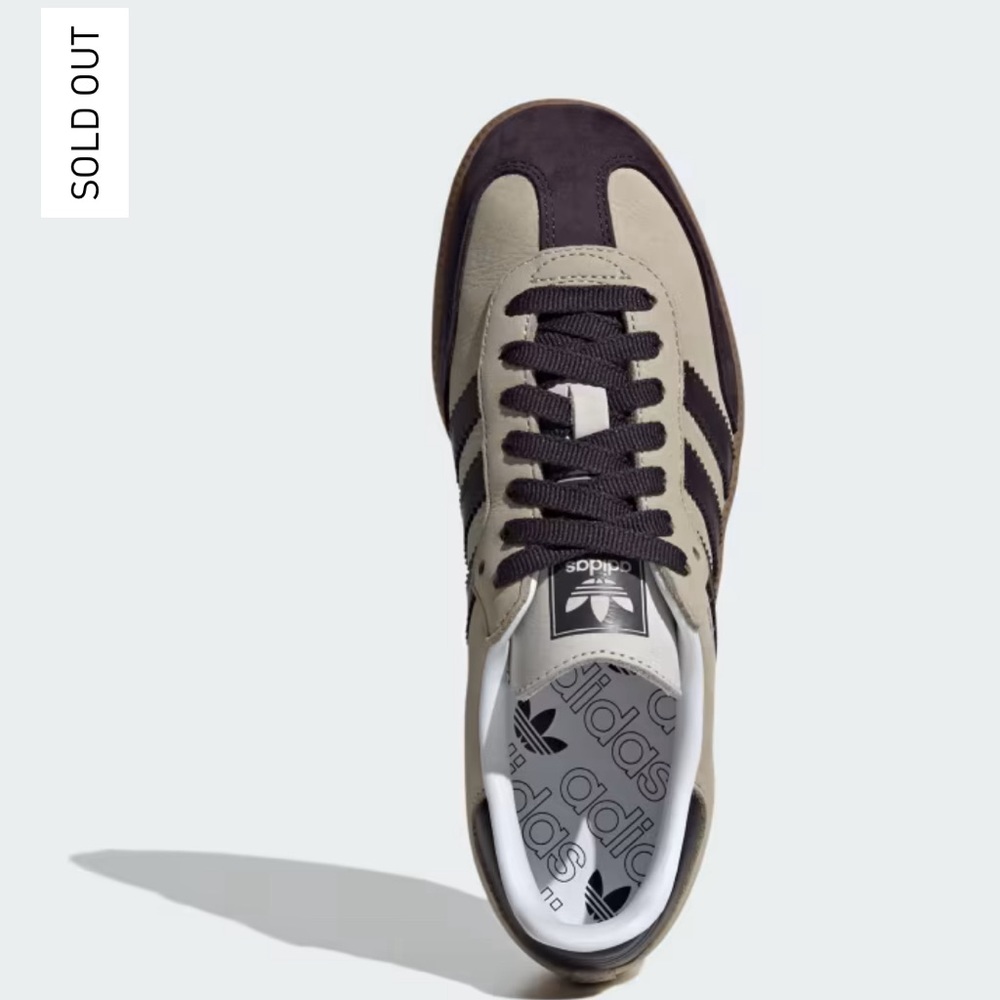 Adidas Samba OG NWT Putty Grey / Aurora Black / Silver Metallic